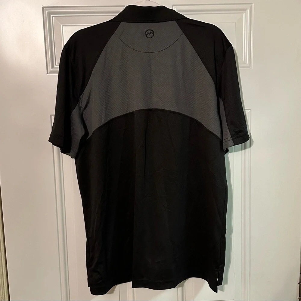Mens Magellan Outdoors Polo Short Sleeve Classic Fit Size L Moisture Wicking